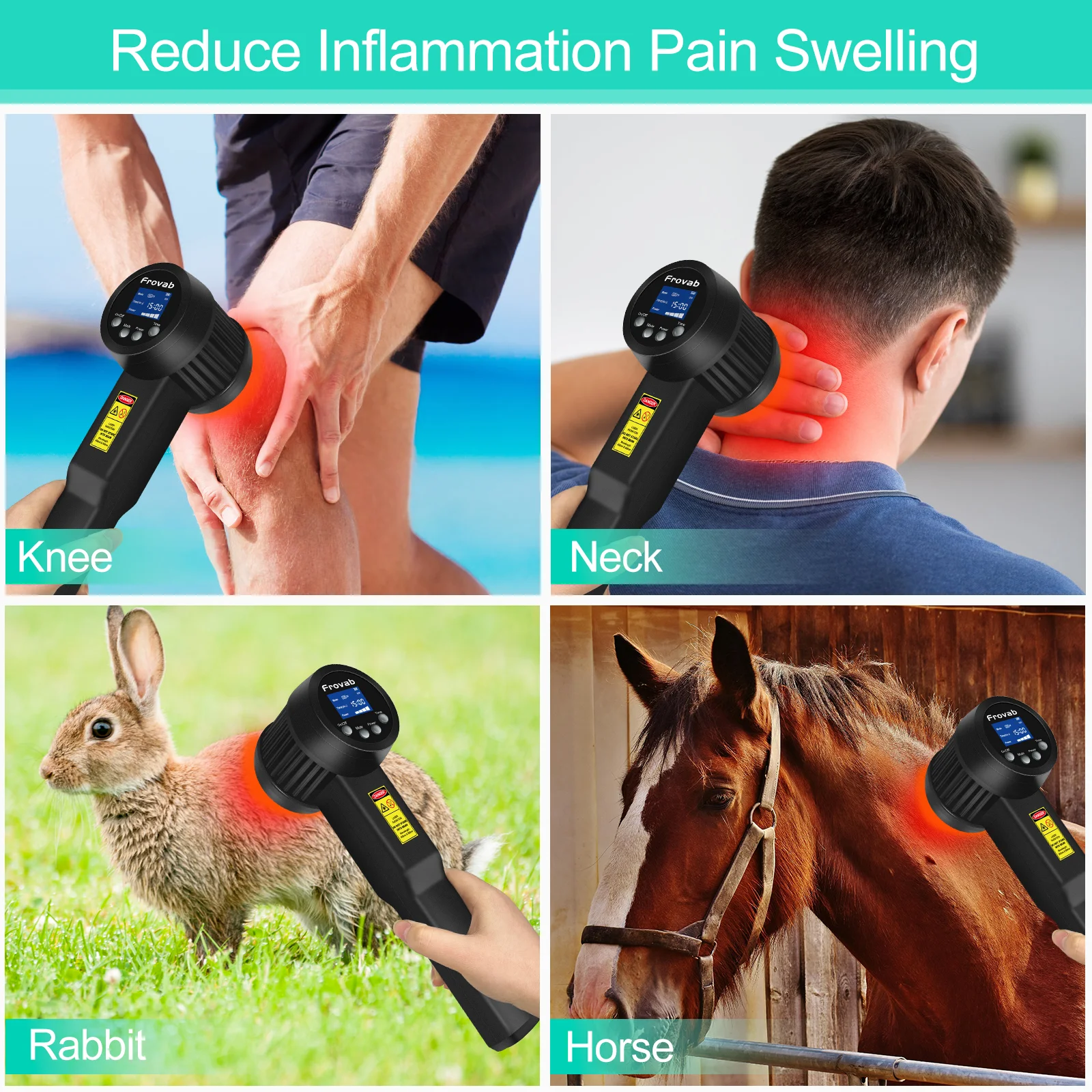 650nm 3 واط الضوء الأحمر جهاز الليزر البارد غير الغازية LLLT العلاج الطبيعي لآلام العضلات المزمنة التهاب المفاصل الإغاثة الاستخدام المنزلي #6