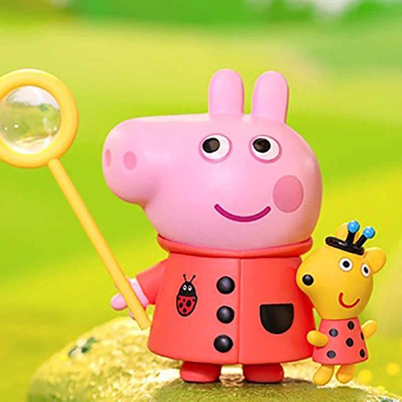 POP MART Peppa Pig Family Celebration Series Blind Box Guess Bag Mystery Box Toys Doll Cute Anime Figure Ornaments Gift