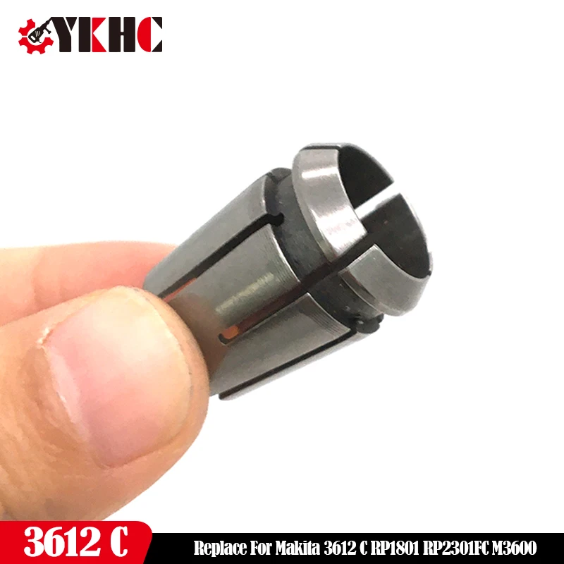 12.7mm 12mm Collet Cone Replace For Makita 3612 C RP1801 RP2301FC M3600 3612C M 3600 Router Accessories Spare Parts Power Tool