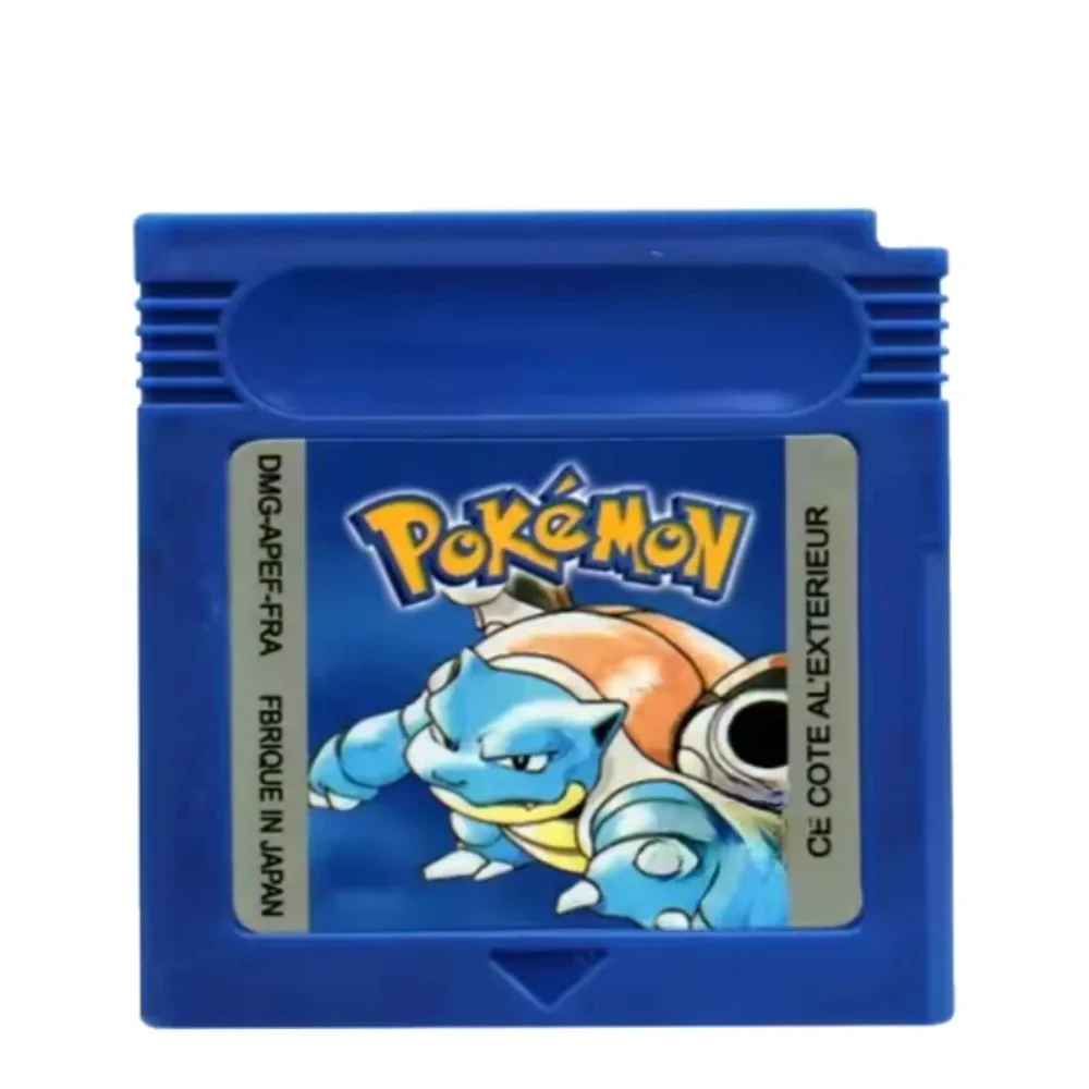 FunNew GBC لعبة خرطوشة 16 بت لعبة فيديو وحدة التحكم بطاقة البوكيمون الأحمر الأصفر الأزرق كريستال الذهب الفضة FRA نسخة اللغة الفرنسية #4