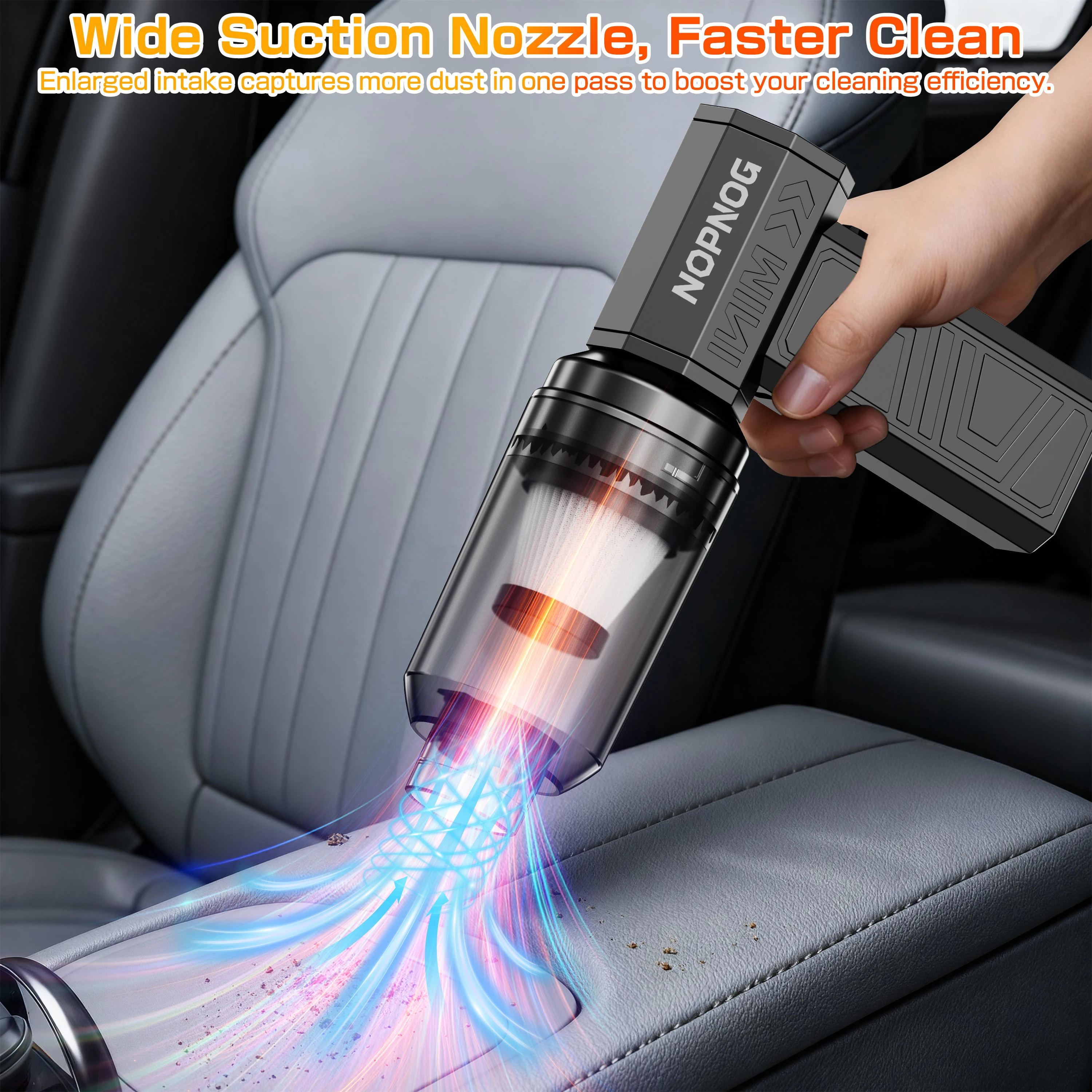 لسيارة RV شاحنة مقطورة منفاخ مروحة تربو تهب الثلوج 2 في 1 مكنسة كهربائية أوتوماتيكية تنظيف تهب أداة يده مروحة نفاثة عنيفة #3