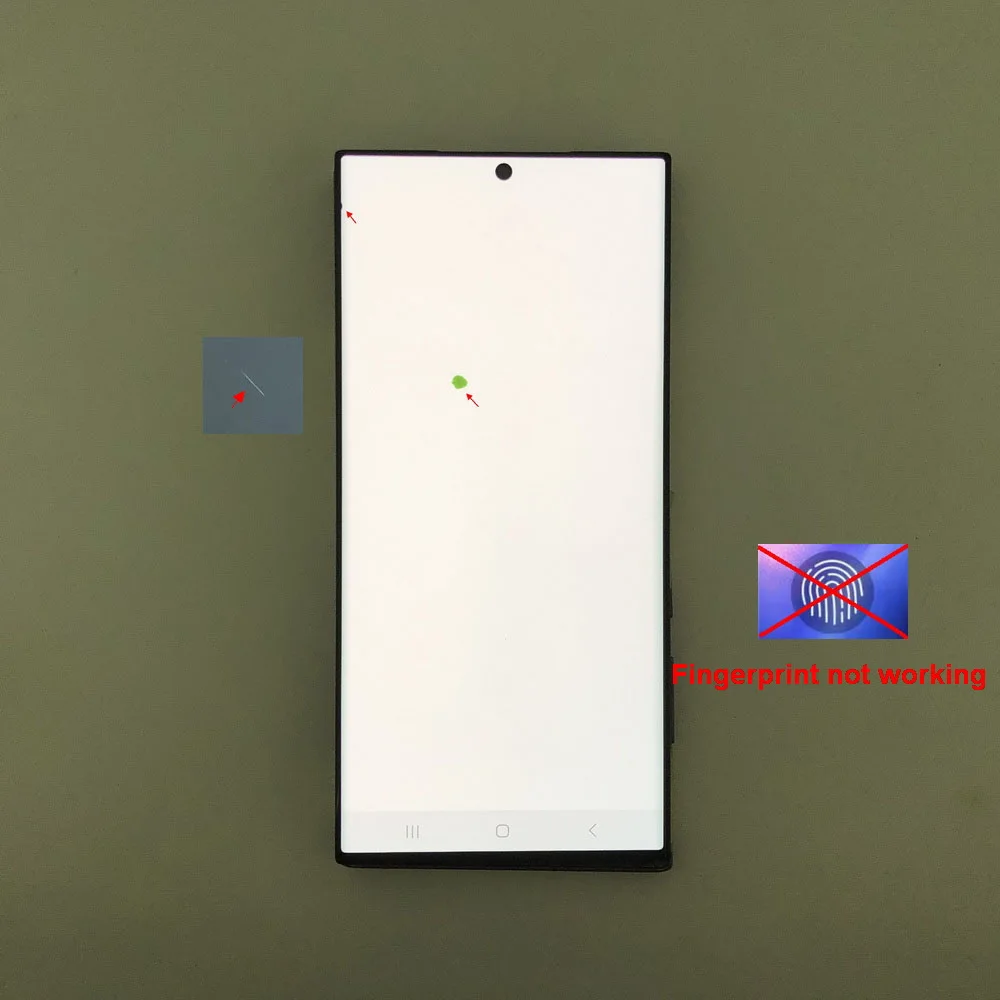Met gebreken Amoled Voor Samsung Galaxy S23 Ultra 5G Lcd S918B S918B/DS Display Touch Screen Digitizer montage 100% testen