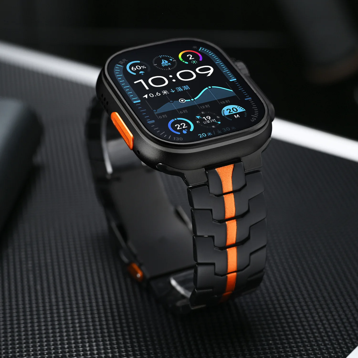 Stainless Steel Watchband For Apple Watch Series 10 Band 46mm Metal Bracelet Strap iWatch Ultra 2 1 49mm 45mm 44mm 42mm 6 SE 9