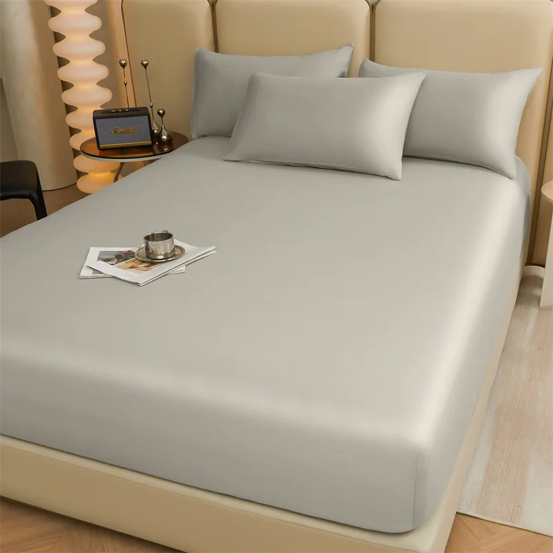 

Customizable Class A solid color Xinjiang long-staple cotton mattress three-piece set