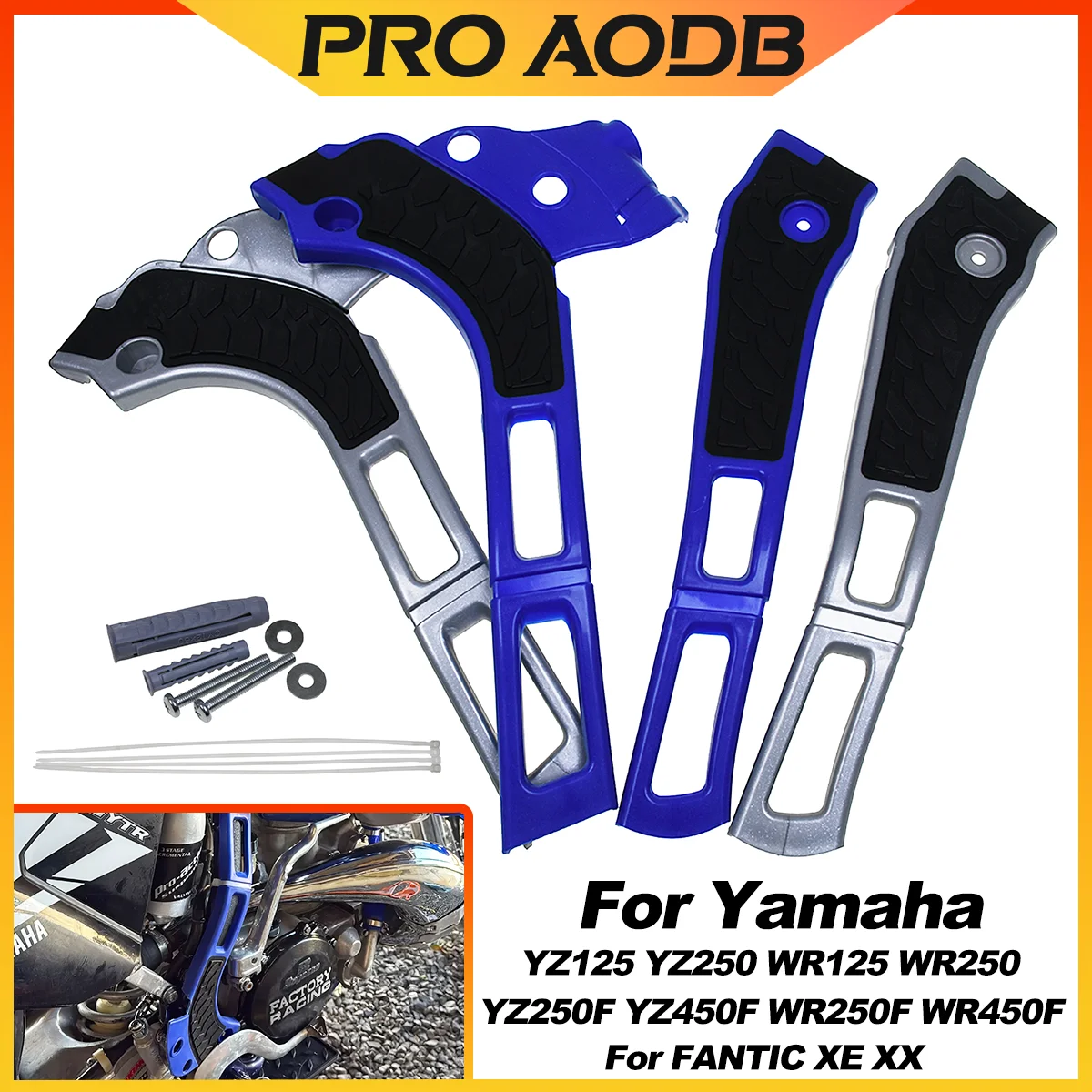 

Motorcycle plastic Frame Protection Set For Yamaha YZ125 YZ250 YZ250F YZ450F WR250F WR450F YZ125X 250X Universal Parts 2006-2025