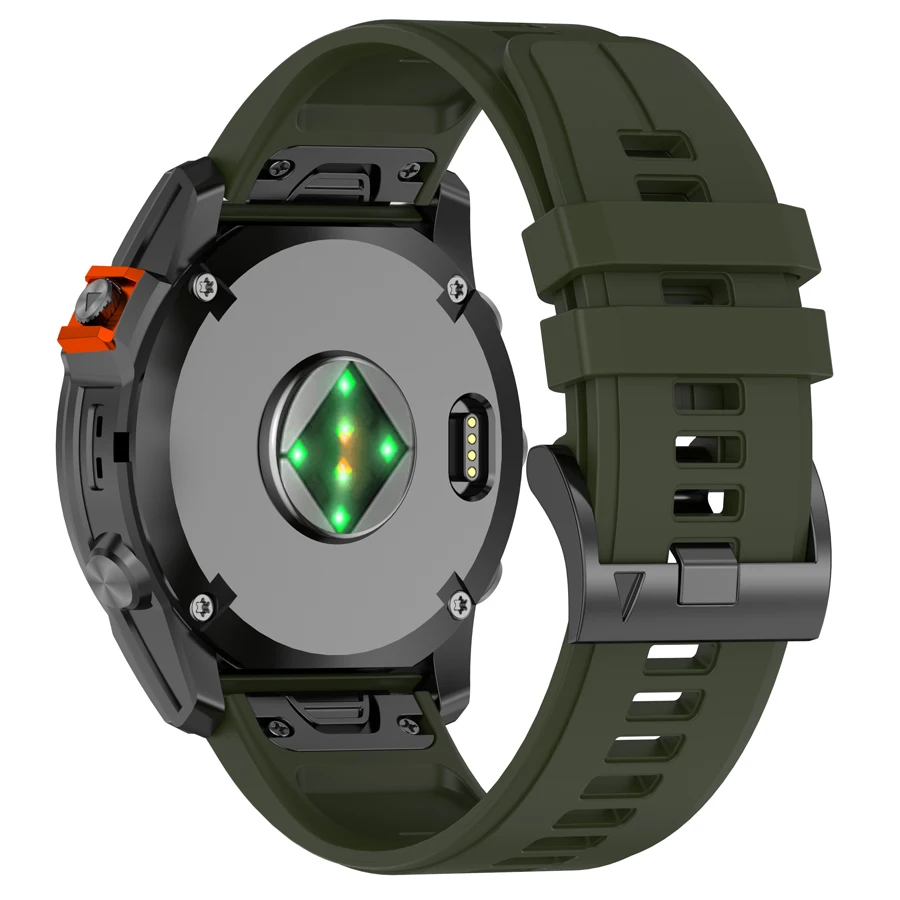 26mm 22mm siliconen QuickFit bandje voor Garmin Fenix 8 7X 7 47mm 51mm/6X 6 Pro 5 5X Plus 3HR Tactix 8 7 horlogeband armband