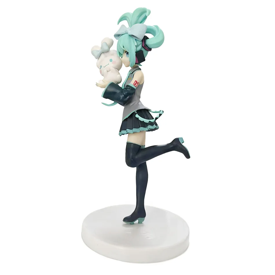Anime Hatsune Miku X Cinnamoroll Figur Anime-Zubehör Sammlermodelle Dekorative Verzierungen Kinder Kawaii Geschenk – Detail 10