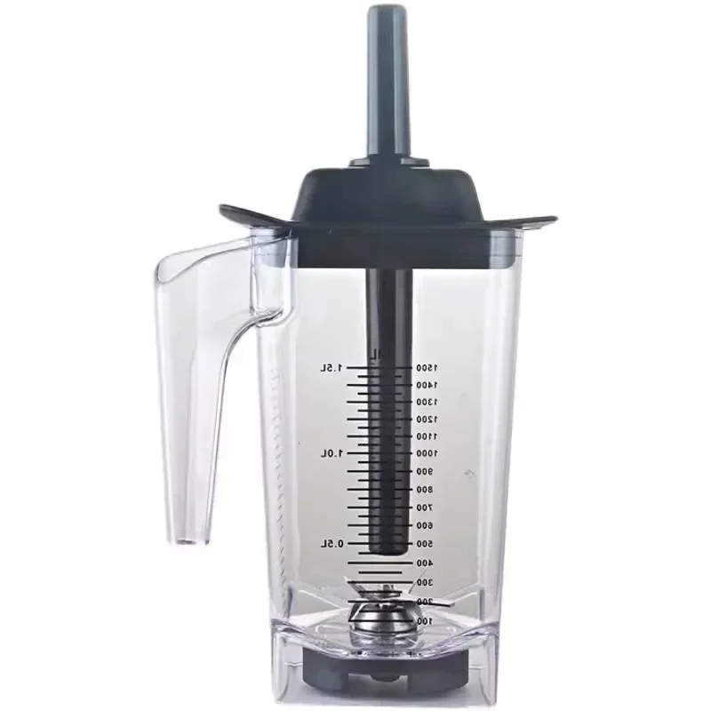 For JTC TM-800A TM800AQer spare parts 1.5L Square Container Jar Pitcher Cup bottom with blades lid and tamper