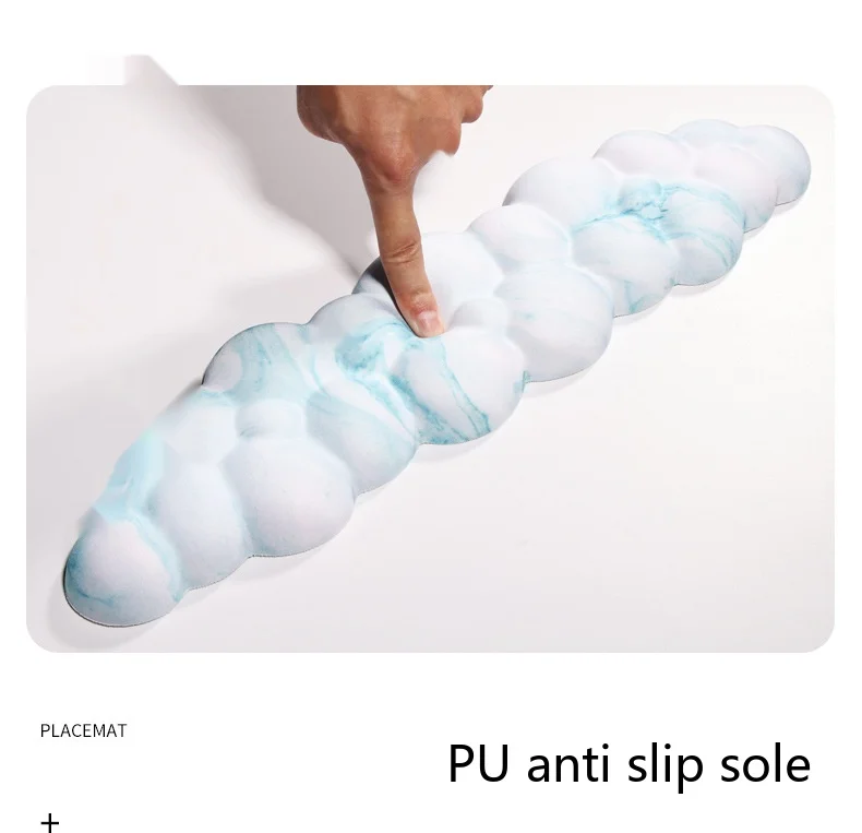 Cloud-Tastatur-Pad Ergonomisches Handgelenkauflagen-Set für Büro und Gaming, 3 Größen, 18 Designs – Detail 3