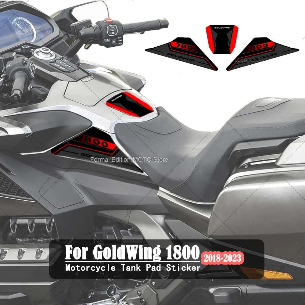 

GoldWing 1800 Motorcycl Tank Pad Sticker for Honda GoldWing 1800 Goldwing GL1800 F6B 2018-2023 3D Epoxy Resin Protection Sticker