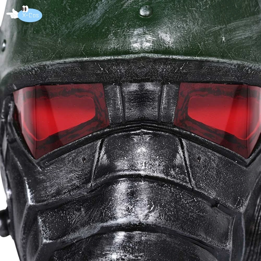 جنود تأثيري قناع خوذة زي الملحقات التلفزيون الخريف تأثيري خارج اللاتكس القبعات للجنسين الكبار هالوين لعب الأدوار البدلة الدعائم