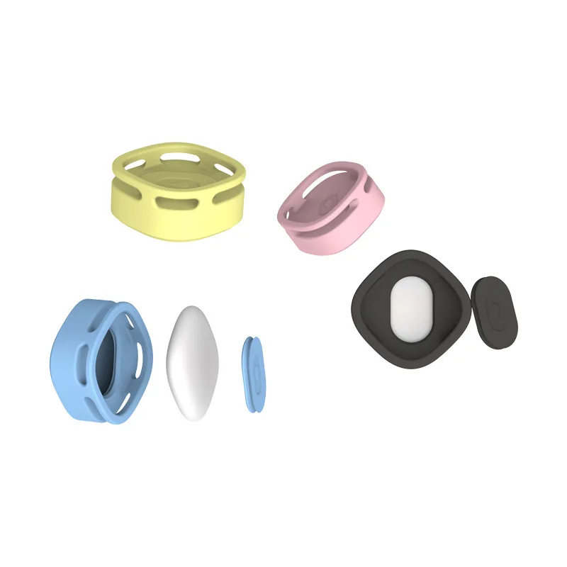 Silicone Case Soft Flexible Scratch Resistant Shock Resistant Skin Cover Secure Holder Accessories For Samsung SmartTag Tracker