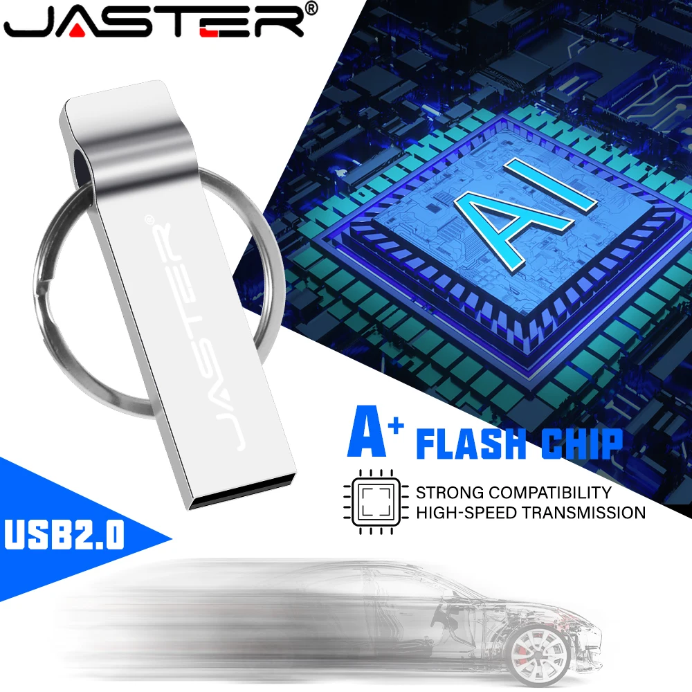 

USB-флеш-накопитель JASTER в металлической коробке, 64 ГБ, 16 ГБ