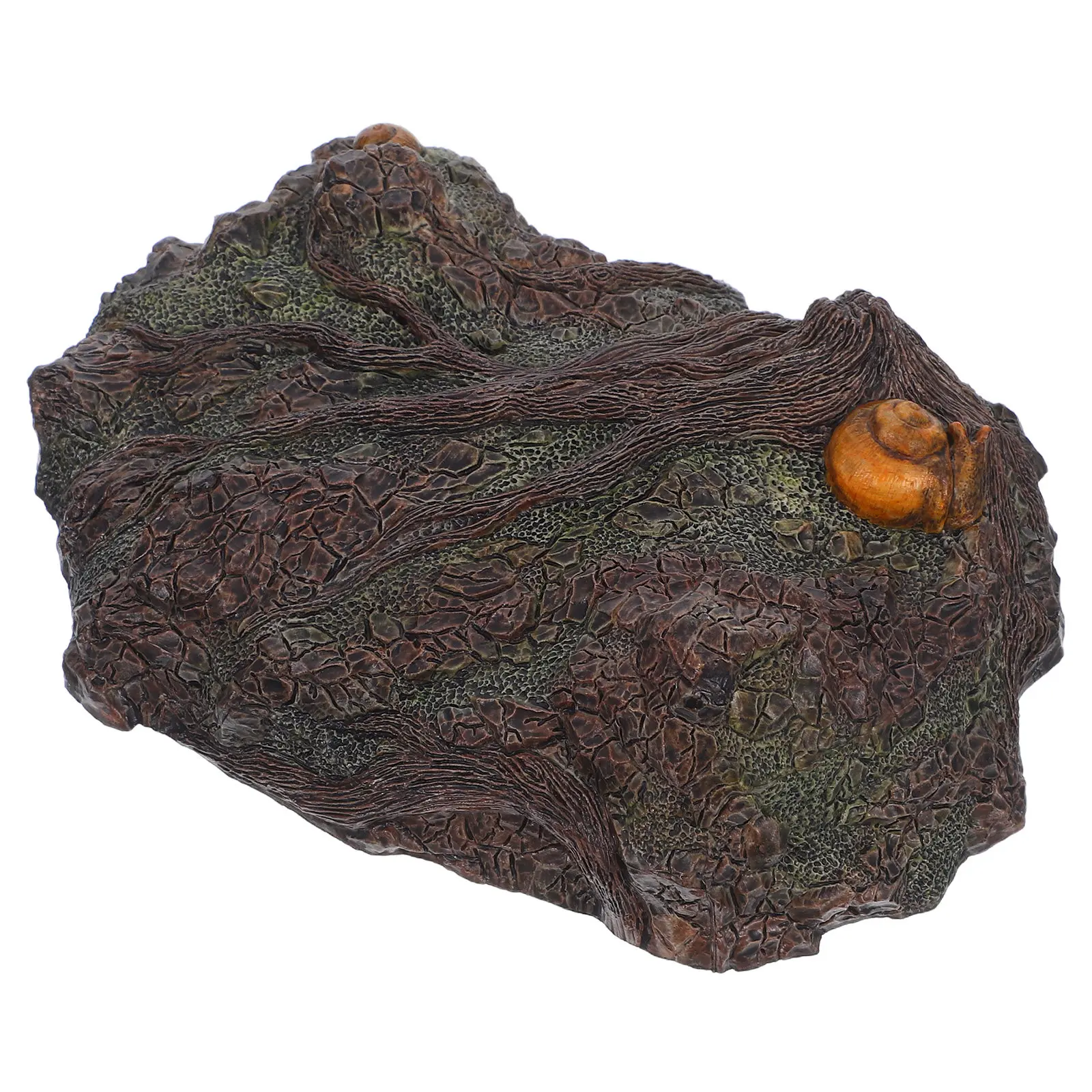 Miniature Tree Root Platform Simulation Micro Landscape Stone Rock Statue Fairy Garden Train Scenery Railway Sand Table