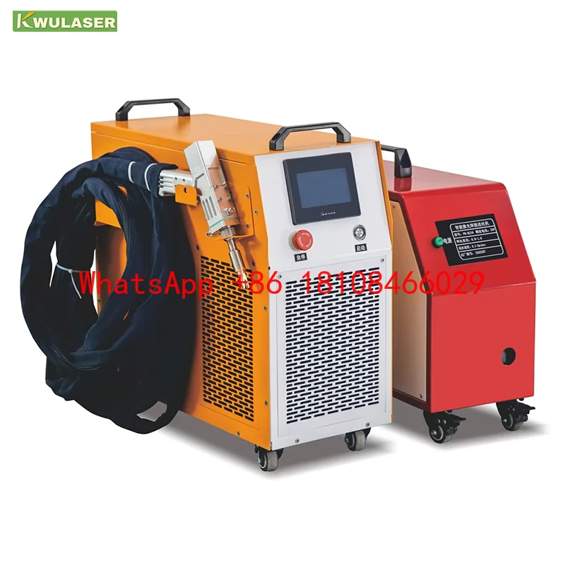 Kevol Handheld 1000W Fiber Laser Welder Pulse/Continuous Modes for Steel/Stainless Steel New Condition Metal Welding Machine