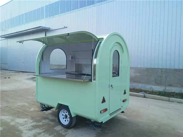 Customized Europe Mobile Kitchen Street Van Trailer Hot Food Cart Catering Trailer Manufacturer