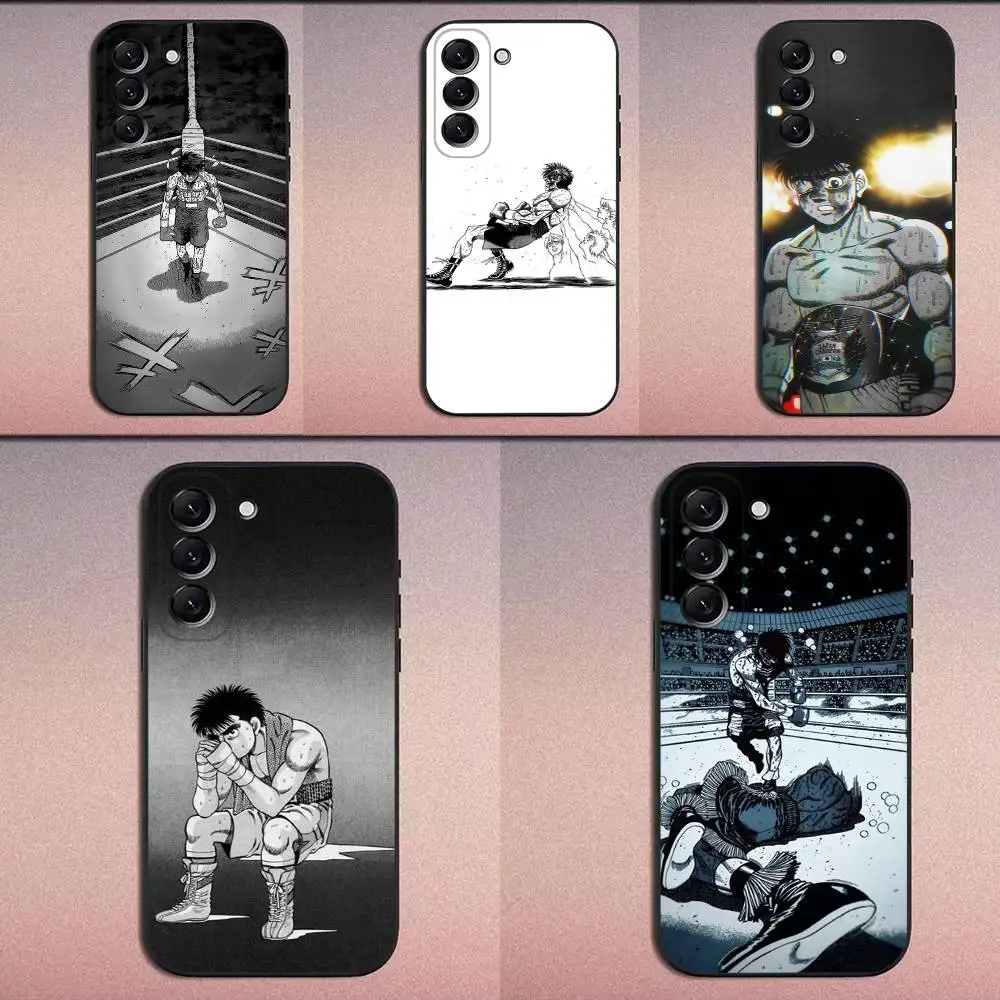 

Boxing H-Hajime no Ippo Phone Case For Samsung Galaxy A20,A21s,A22,A31,A32,A52,A53,A72,73,A80 Soft Black Cover