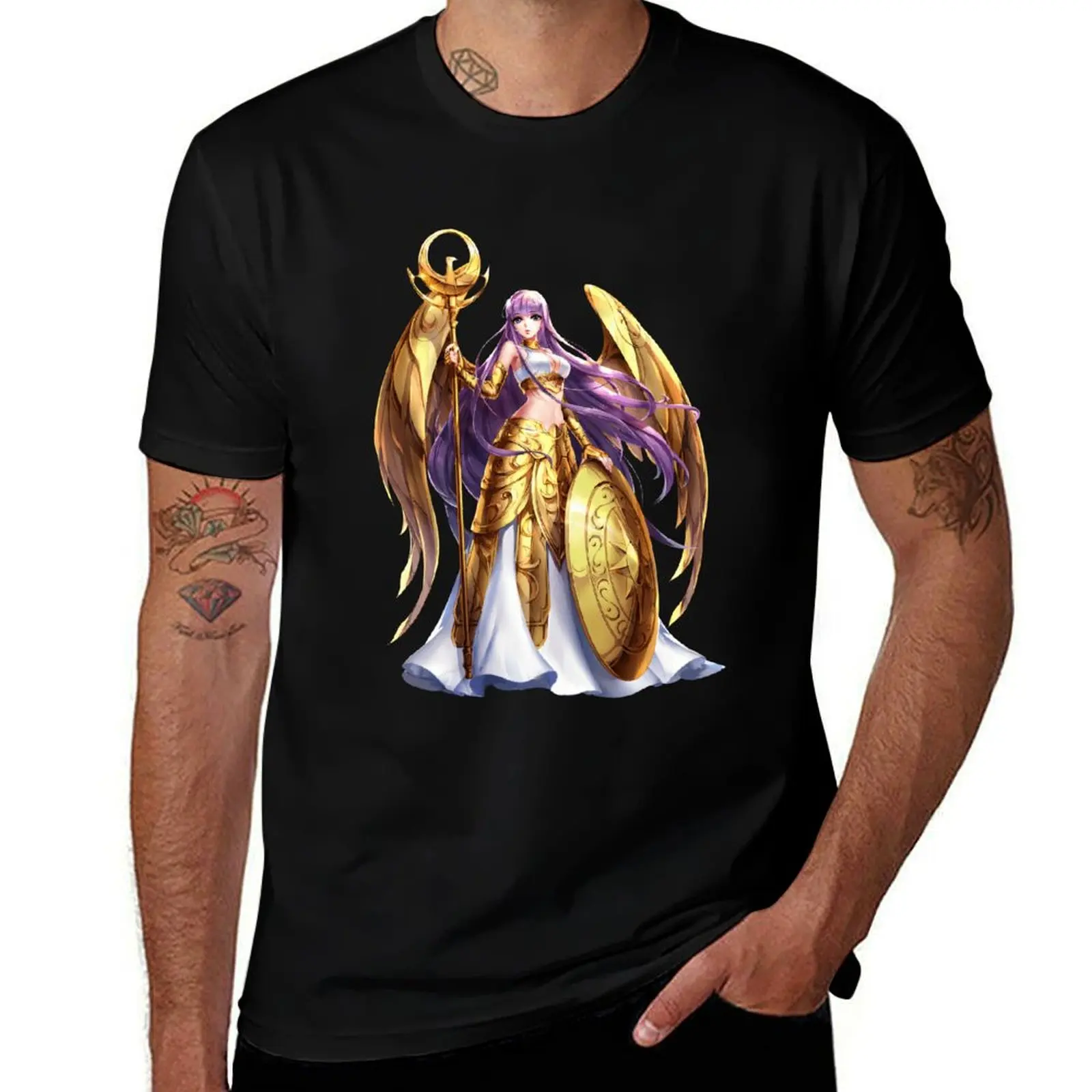 

Watercolor T-Shirt – Lightweight Activewear Tee Saint Seiya Bronze Saint Gold Saint Seiya Shun Shiryu Hyoga Ikki Athena