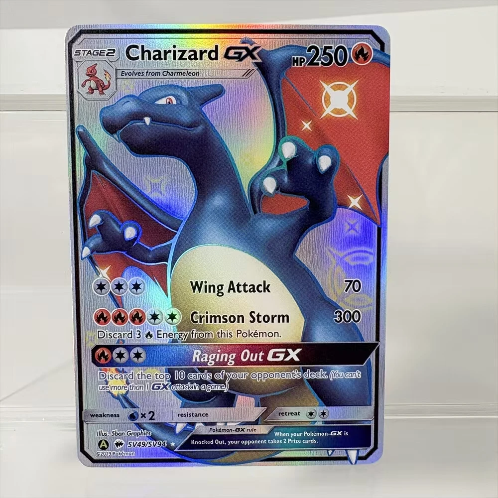 Cartes Pokemon holographiques Charizard Ex GX Blastoise VMAX Deoxys VMAX Darkrai VSTAR, loisirs, Collection Rare, cartes de combat, jouets