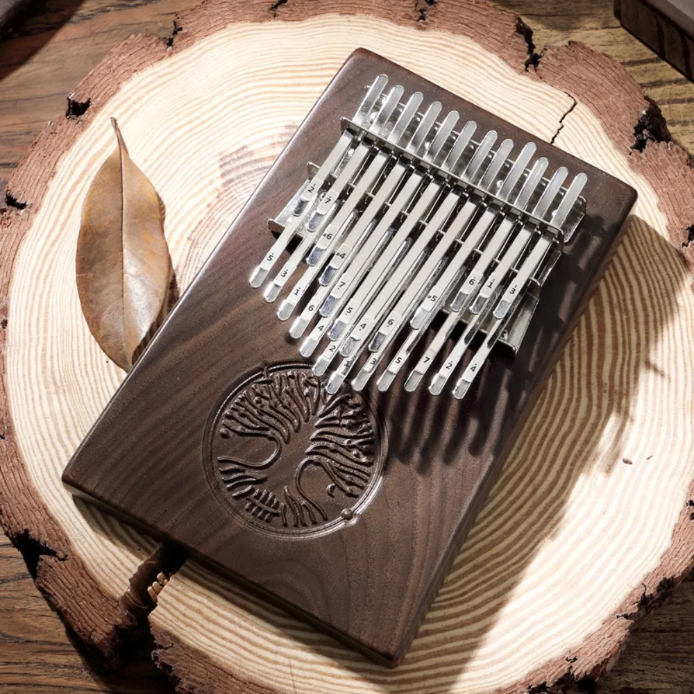 

Wooden 24 Keys Kalimba Portable Double Layered Thumb Piano Adults Healing Finger Piano Birthday Gift Keyboard Instruments