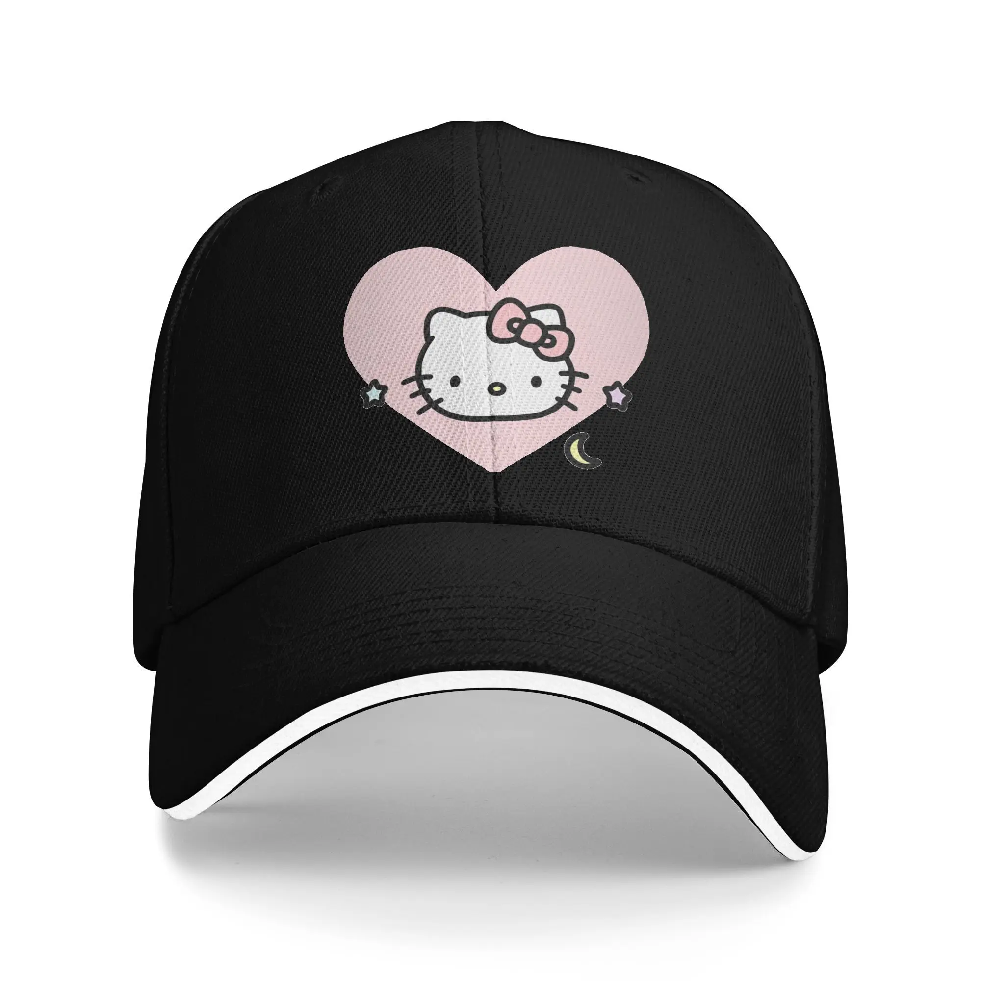 

Hello Kitty повседневная бейсболка для тенниса, скейта, дальнобойщика, летняя дропшиппинг, пара, женские модные бейсболки