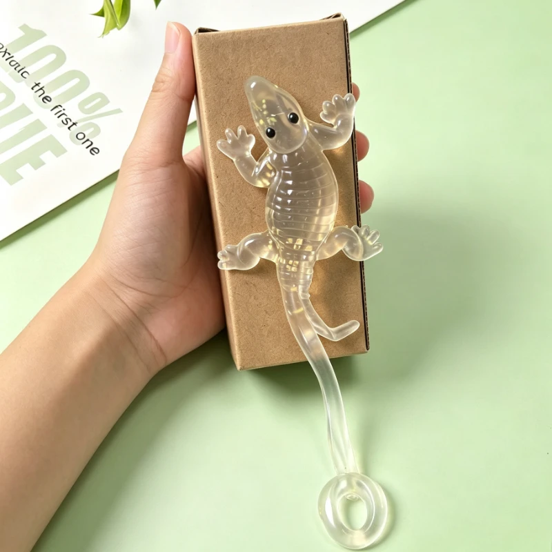 Retractable Sticky Crocodile Toy Soft Material, Birthday Party Favors for Friends Halloween Christmas Gifts Suitable for Adults