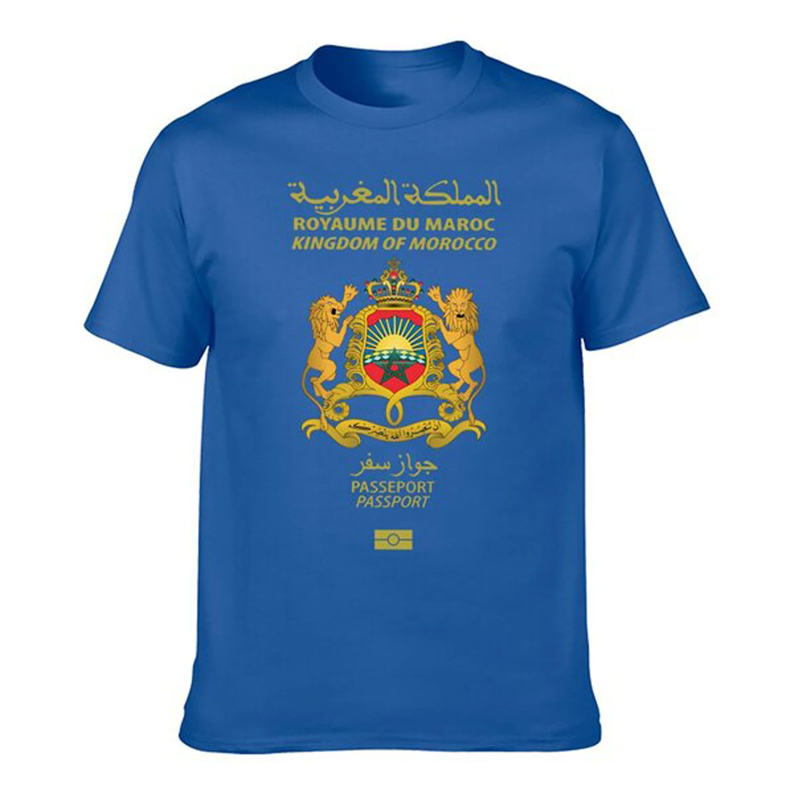 2024 Fashion Kingdom Of Morocco T Shirt Standard Unisex O-neck 100% new Cotton Tshirt Tee Tops Men Women Good Omens heavyweight