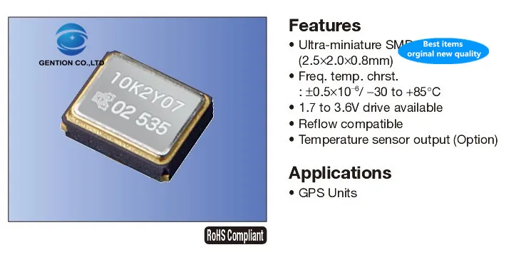 5pcs 100% new and orginal TCXO 2025 2520 40M 40MHZ 40.000MHZ high precision temperature subsidy chip crystal imported