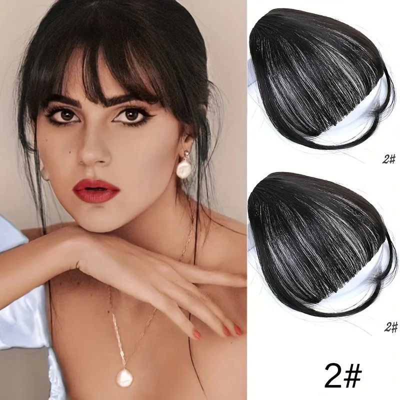 الاصطناعية وهمية غير مرئية الانفجارات الهوائية الشعر التمديد الجبهة هامش هيربيسي أسود براون كليب في الانفجارات أدوات تصفيف الشعر