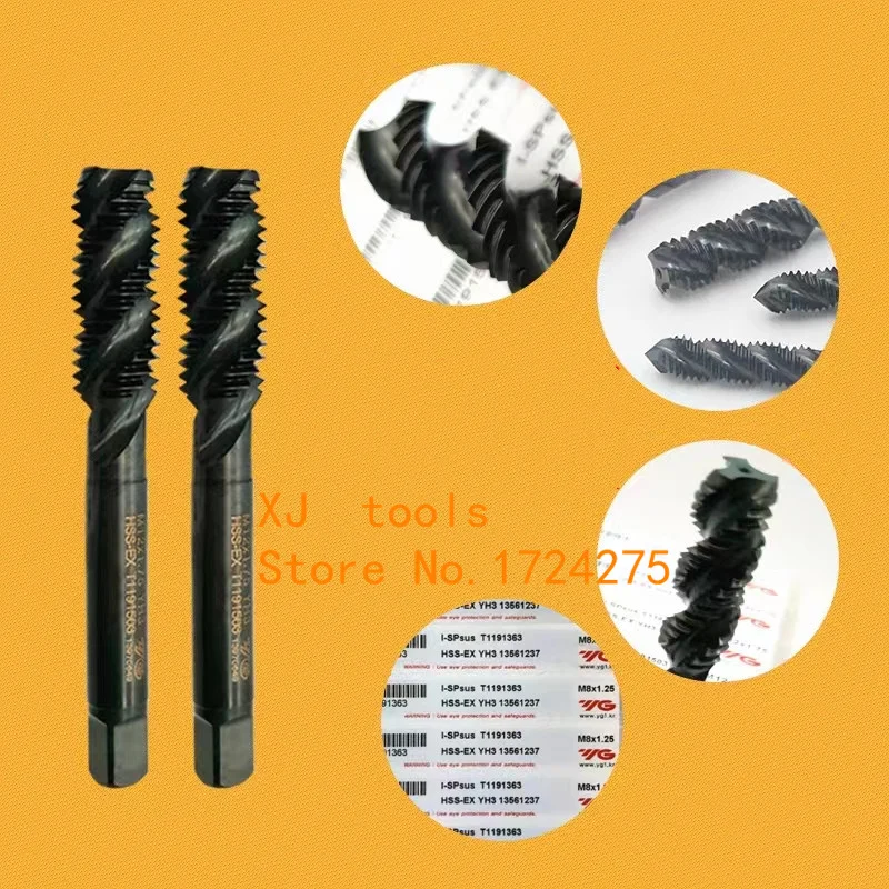 YG-1 T1191 Спиральный метчик HSS-EX M2 M3 M3.5 M4 M5 M6 M8 M10 M12 M14 M16 M18 M20 M22 M24 M27 M30 Для обработки: нержавеющая сталь