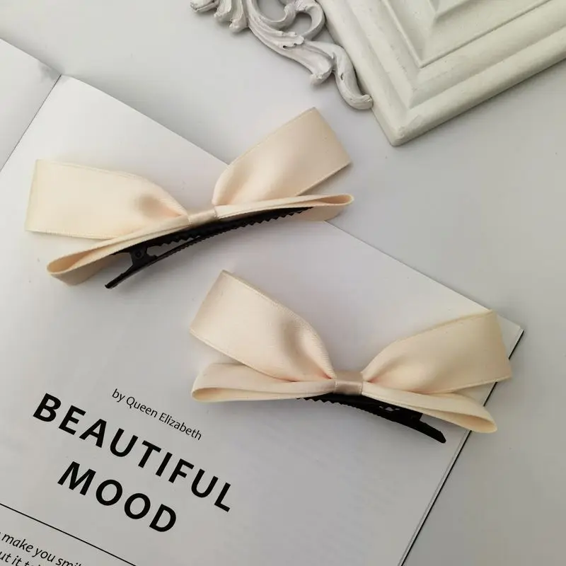 2 stücke Nette 3D Bogen Haar Clips Nette Süße Rosa Mädchen Pony Haar Pin Elegante Headwear Mädchen Frauen Haar Zubehör – Detail 3