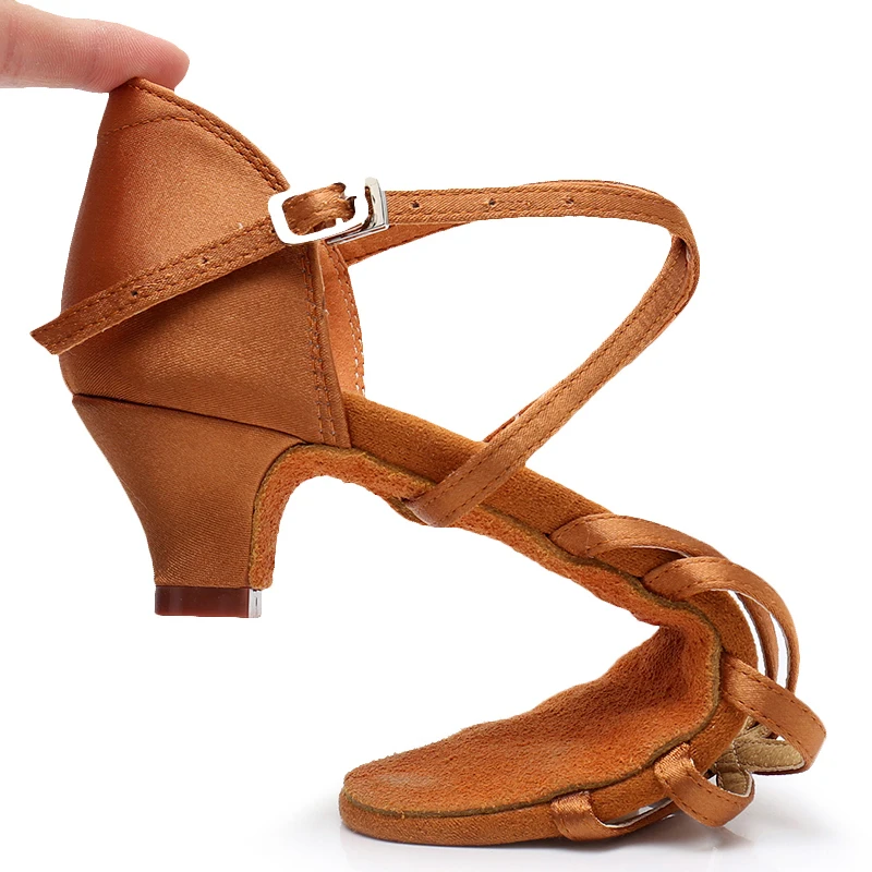 New Girls Ballroom Latin Dance Shoes Women Children\'s Dance Shoes Women Professional child/kids/Salsa Practice Shoes Sandal