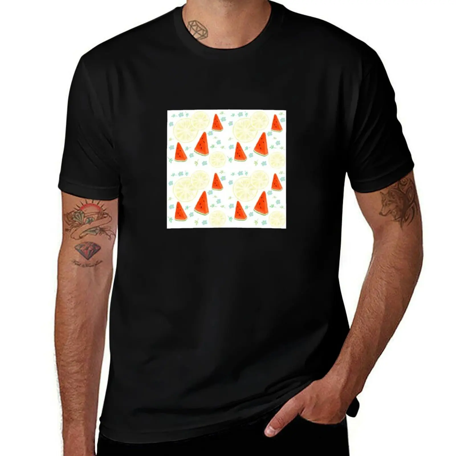 

watermelon floral lemon T-Shirt heavyweights affliction shirts custom t-shirts oversized t shirts for men