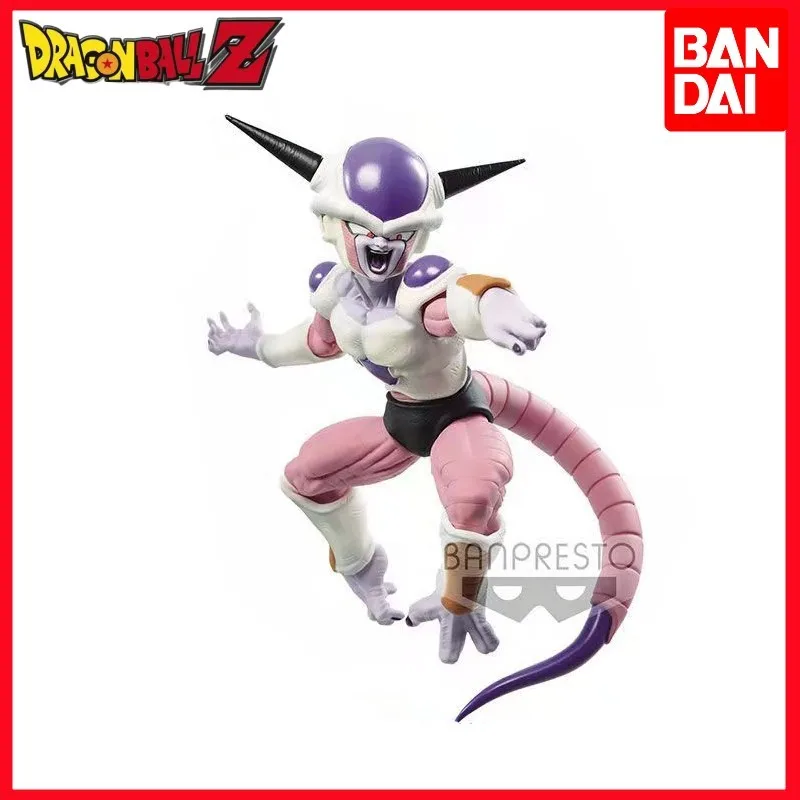 

16cm Bandai Original Dragon Ball Z Frieza Figure Anime Action Figure Freezer Full Scratch Dbz Banpresto Model Toy Gift