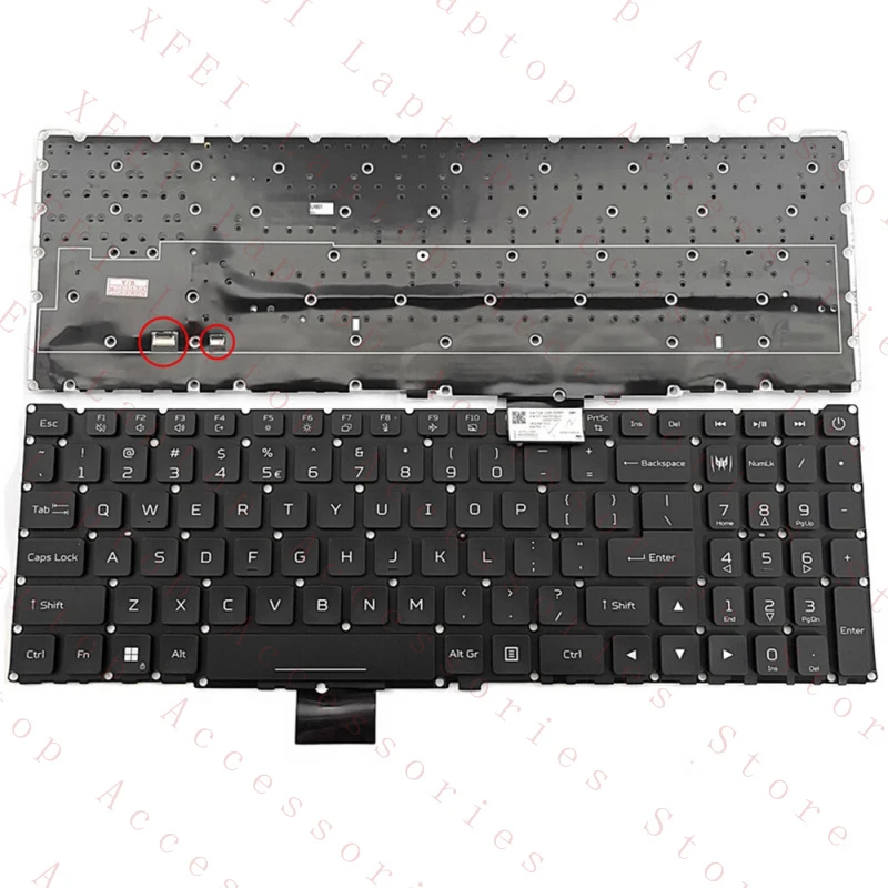 

Клавиатура для ноутбука Acer Predator Helios 18 PH18-71 N23Q2, американская раскладка, с RGB-подсветкой