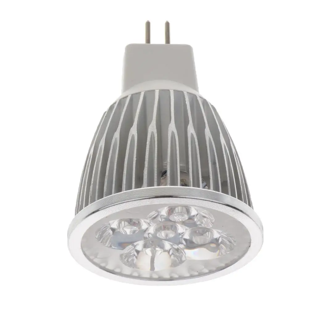 MR16 Light Bulb 12V 5W Aluminum LED Spotlight Warm or Cool White Energy Saving for Landscape Lighting