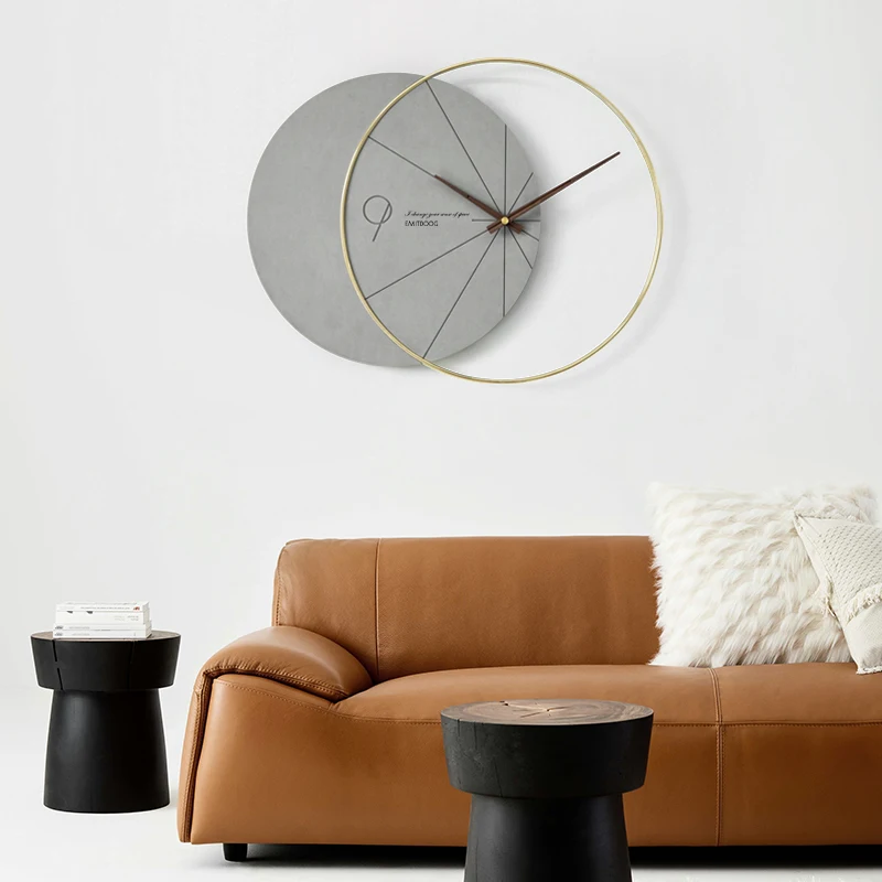 Pro-environment Creativity Wall Clocks Nordic Simple Modern Decorative Large Wall Clocks Abstract Horloge Home Fashion