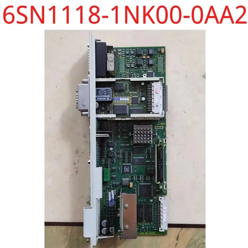 used test ok real 6SN1118-1NK00-0AA2 SIMODRIVE 611 universal digital Control Unit 2 axes, connection resolver, positioni