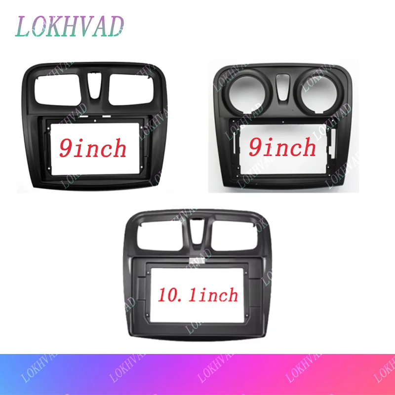 

9 Inch Car Frame Fascia Adapter Android Radio Dash Fitting Panel Kit For Renault Logan Sandero Duster Symbol 2012-2020