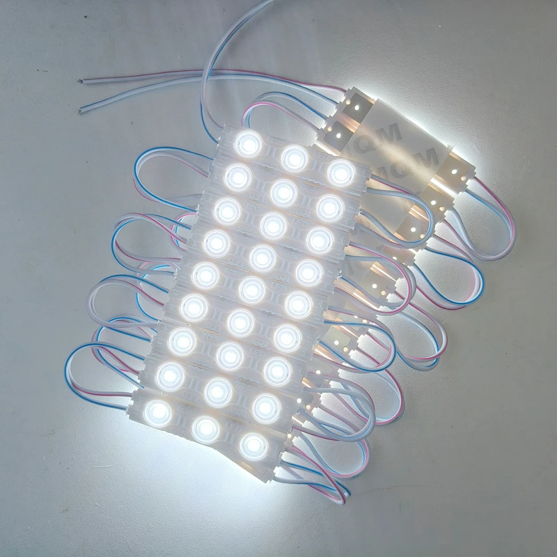 500 ชิ้น DC12V 2835 3LED โมดูลฉีดกันน้ํากลางแจ้ง IP67 Strip Light สําหรับ Shop ป้ายโฆษณาป้าย Letter Decor