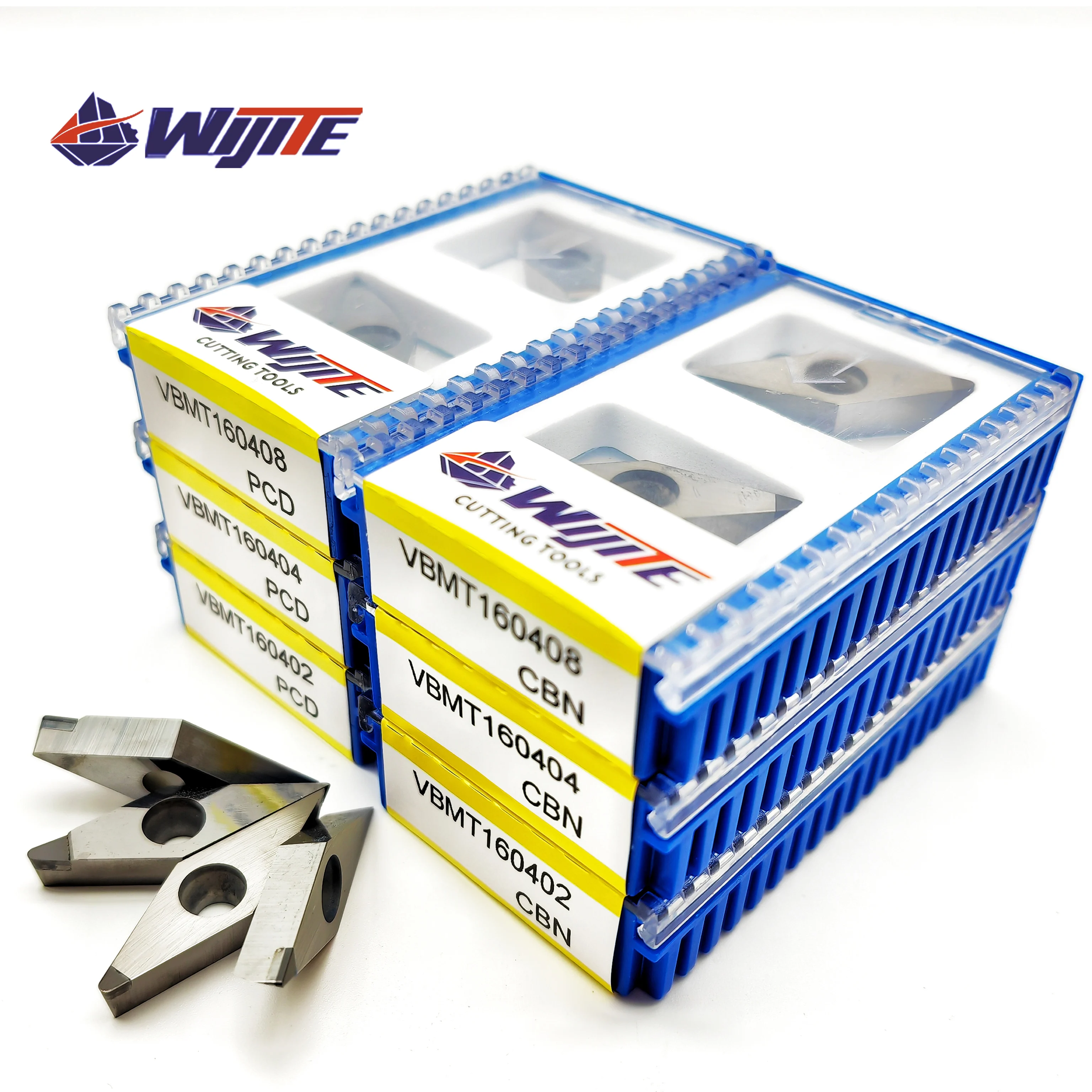 PCD CBN VBMT160402 04 08 VBGT160402 04 08 CNC machine tools are used for non-ferrous metals such as copper and aluminum VBMT