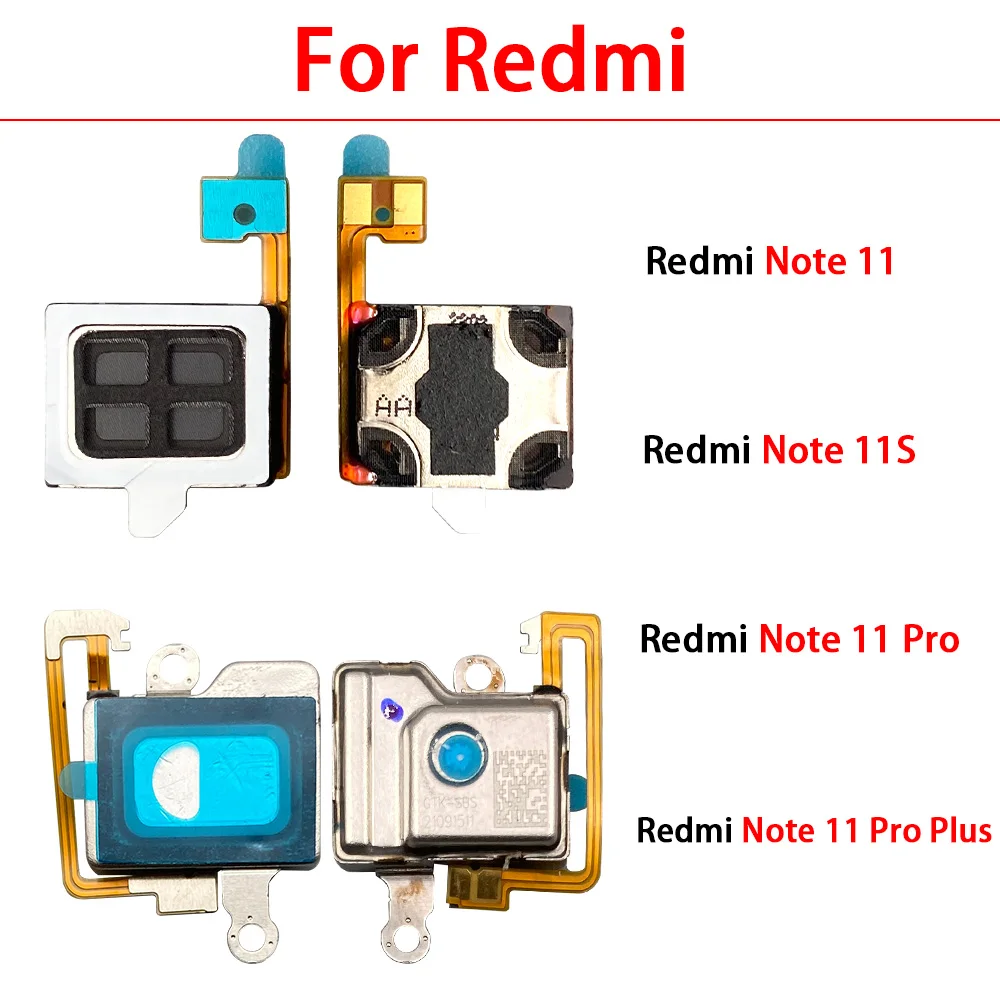 For Redmi Note 11 Pro Plus / Redmi Note 11S Front Top Earpiece Earphone Ear Speaker Sound Receiver