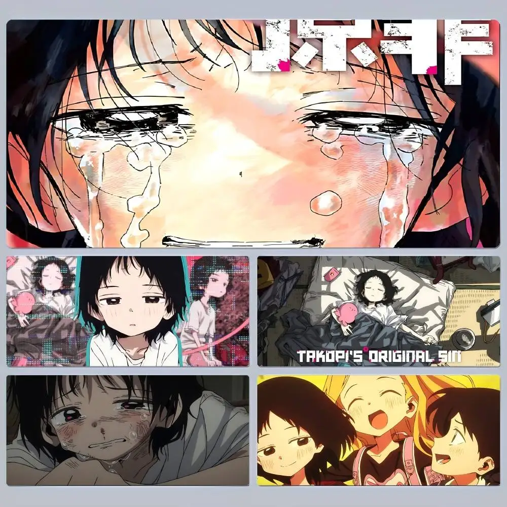 

Anime Takopis O-Original Sin Rubber XXL PC Gaming Mouse Pad Gamer Desk Mats Keyboard Pad Mause Pad Muismat Desktop Mat