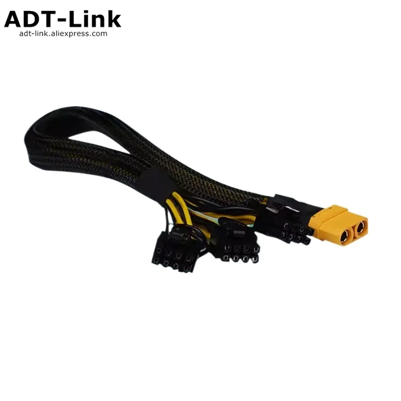 8PIN & 12VHPWR Power Cable for GPU 6+2PIN RTX4090 RTX4080 RTX4070S Graphics Card Docking Station 8 Pin 12V Supply Starship Kits