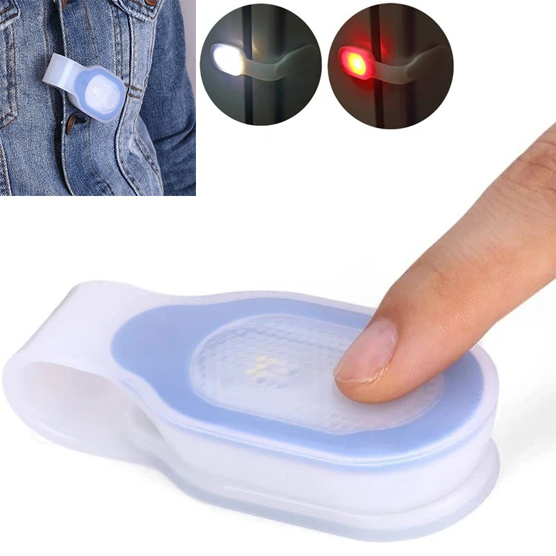 Luz de emergencia para correr de noche, luz con Clip en la ropa, manos libres, antorcha magnética fuerte, linterna COB para caminar de noche, correr