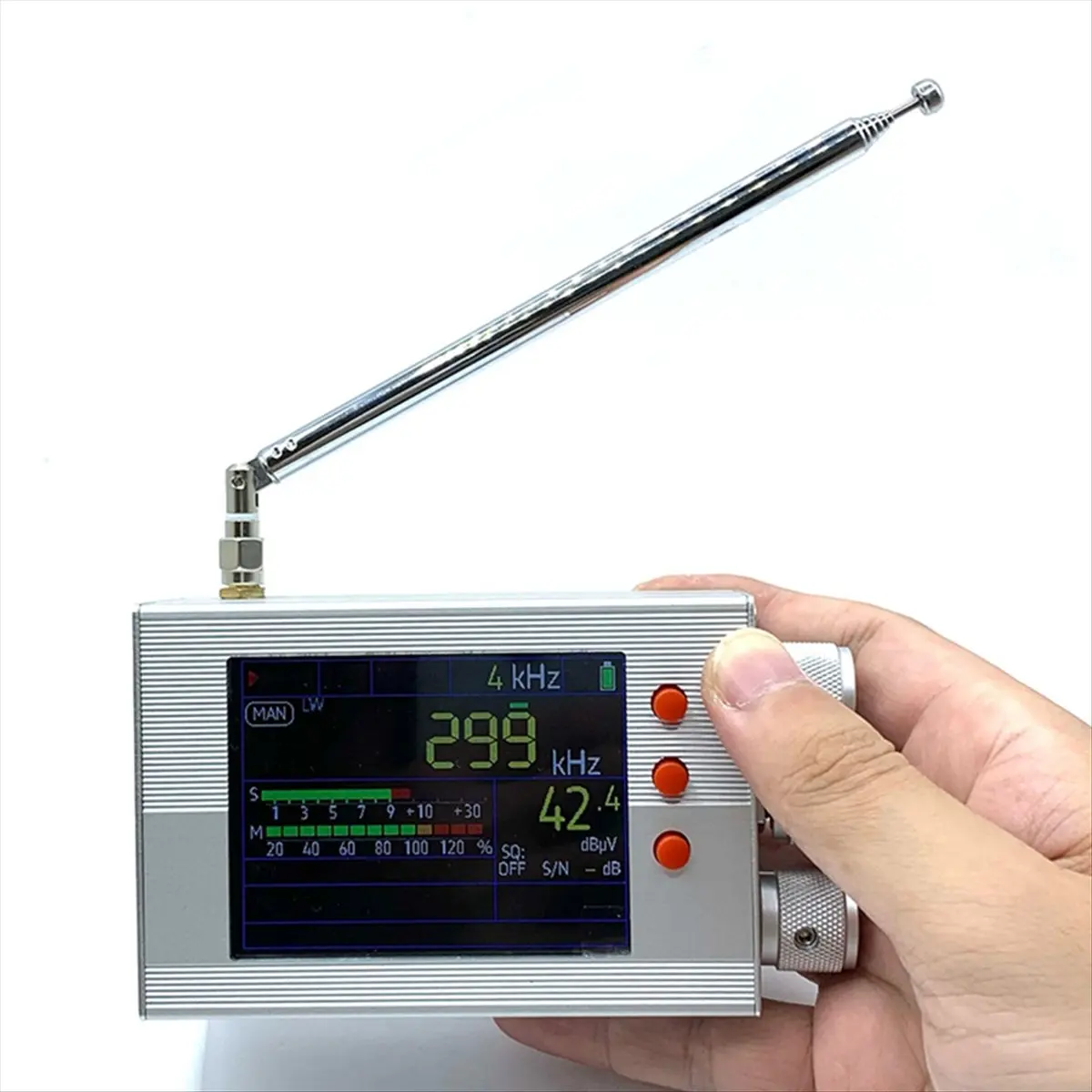 《Factory Direct》TEF6686 All Band Radio 3.2inch LCD Portable Shortwave Radios Receiver LW/MW/SW/FM/AM with Antenna Built-in Speak