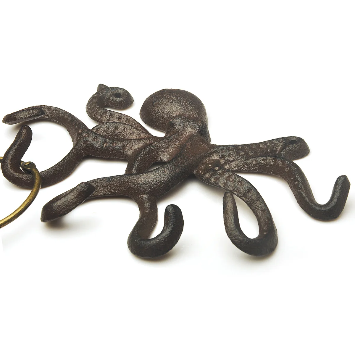 Octopus Hooks American Country Cast Iron Crafts Iron Animal Hooks Bar Garden Personality Wall Hanging Wall Decoration