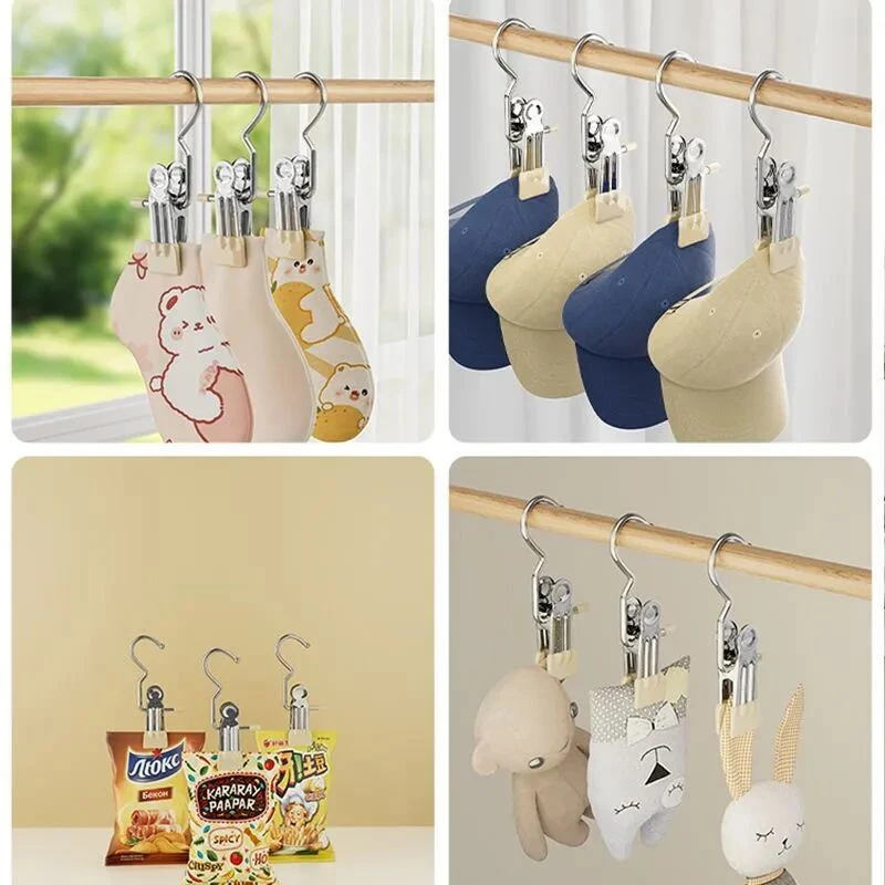 

4 шт., зажимы для одежды, из нержавеющей стали