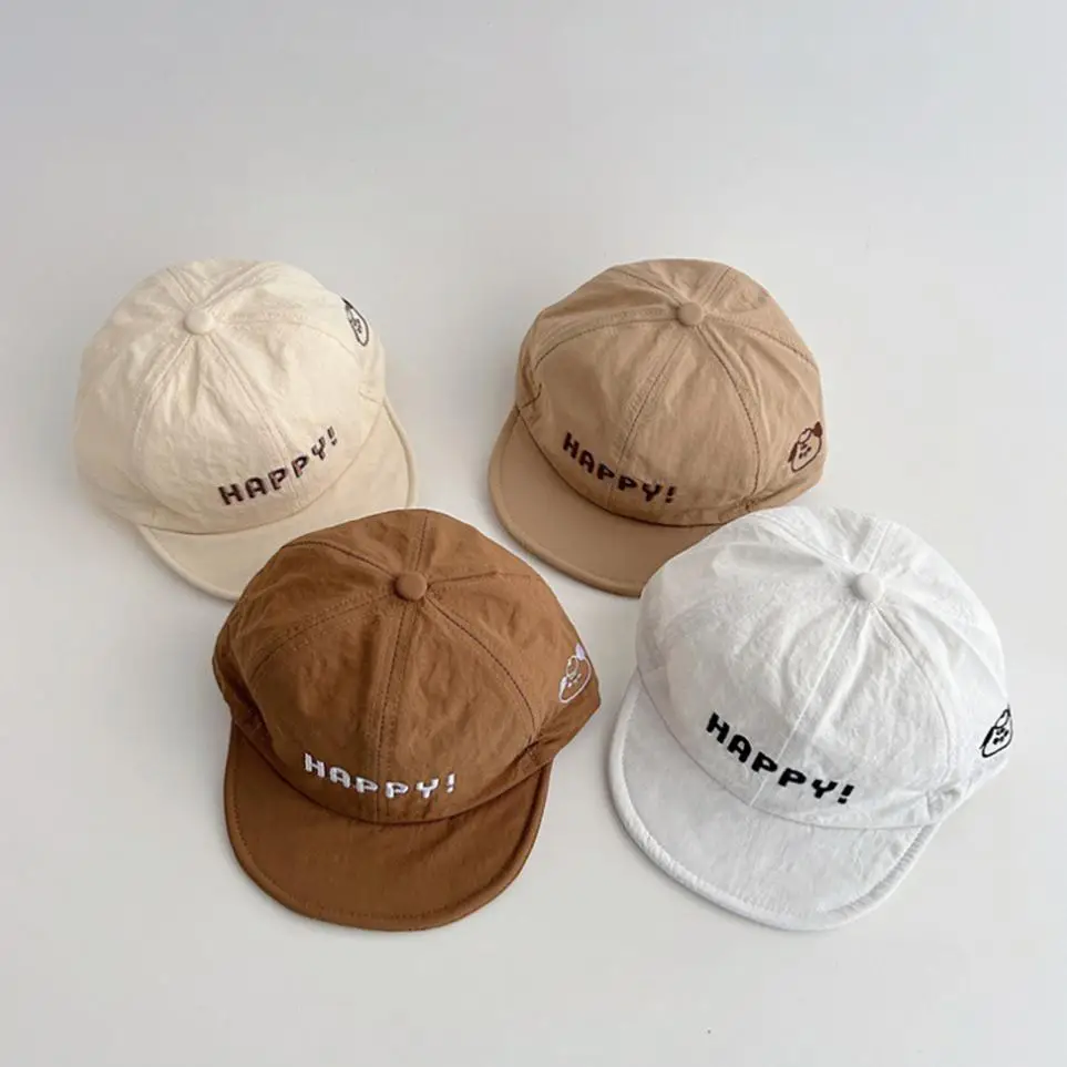 

Cute Quick-Dry Infant Toddler Hat Soft-Brim Lightweight Kids Baseball Cap Spring Summer Sun Hat for Boys and Girl