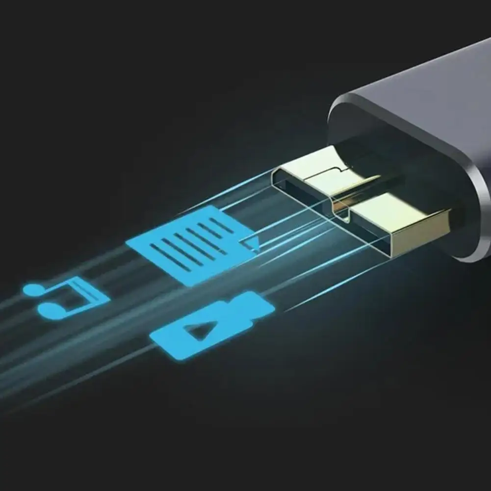 Adaptador DisplayPort compatible con 4K a HDMI, convertidor de puerto de pantalla macho Mini DP a hembra, Cable de TV HD, adaptable a vídeo para PC TV C J8N0